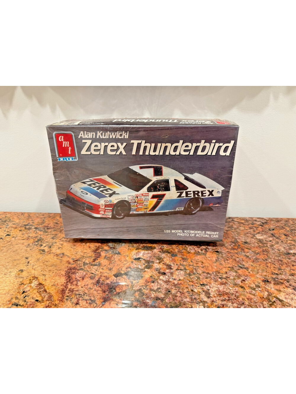 Vintage AMT Ertl Alan Kulwicki Zerex Thunderbird Model Kit